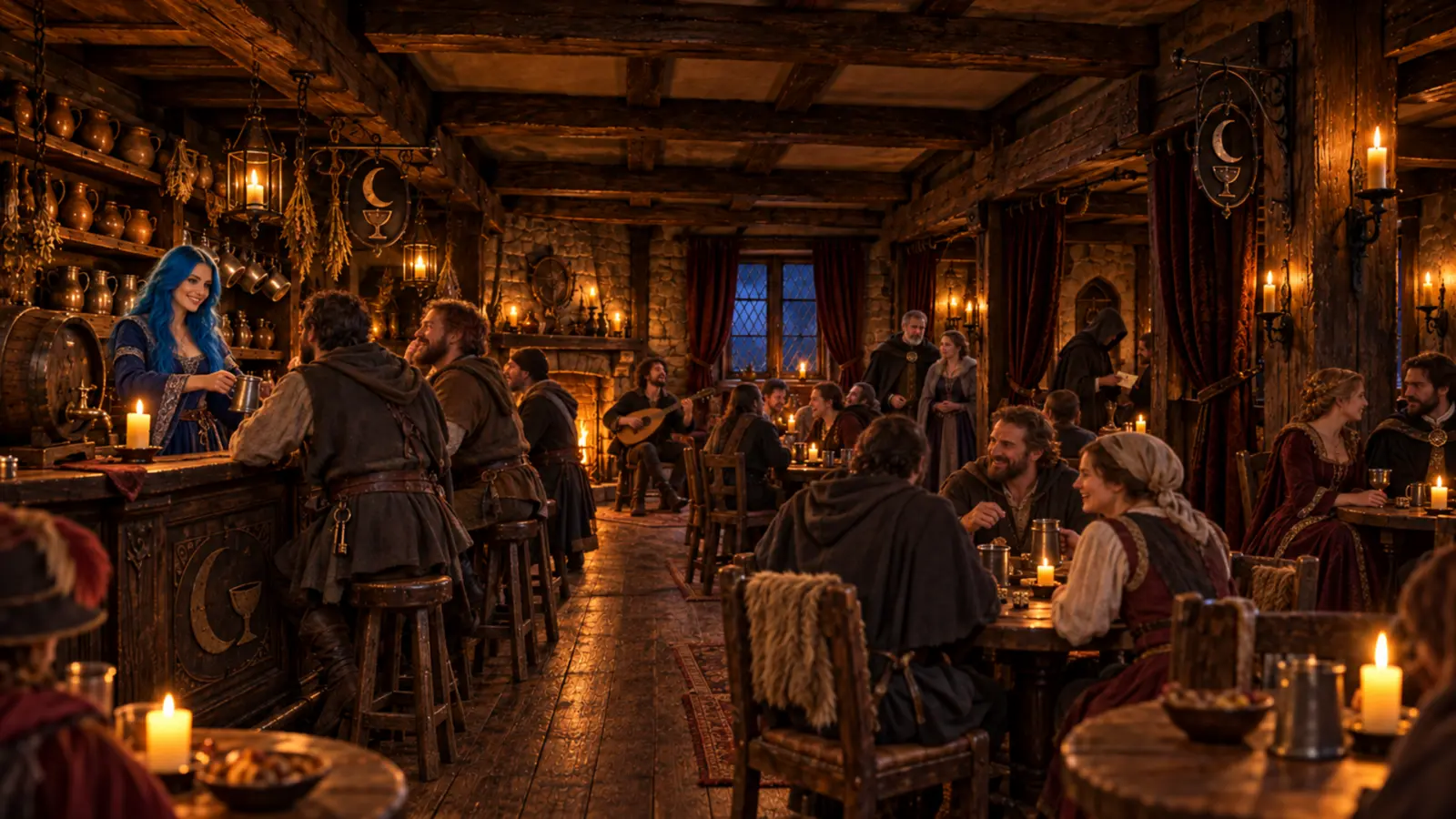 The Moonlit Cup Main Taproom